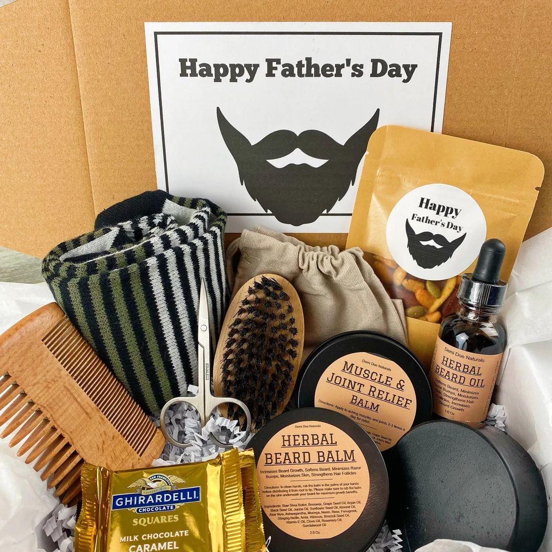 The Ultimate Men's Self-Care Gift Set | Birthday or Anniversary Natural and Handmade Gift Box | G... | Etsy (US)