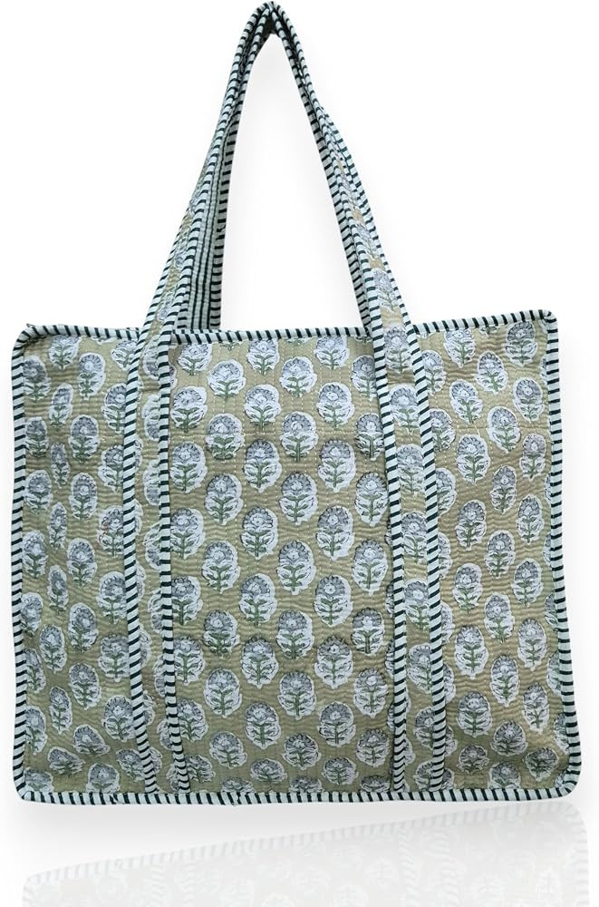 COTSILER Women Tote Bags Lightweight 18x16 Zipper Travel Bag Purse Cotton Shoulder Tote Bags For ... | Amazon (US)