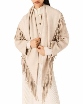 Fringe Detail Coat | Bloomingdale's (US)