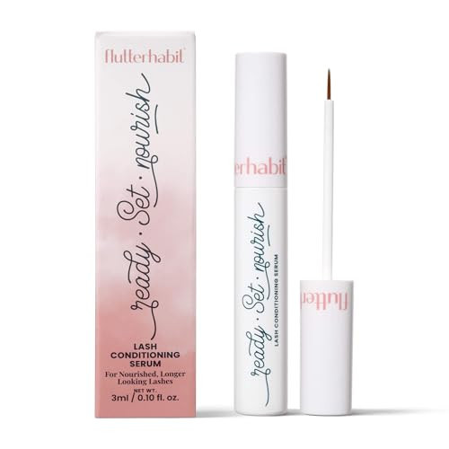 FlutterHabit Ready, Set, Nourish Lash Conditioning Serum - Thicker & Fuller Lashes - Women's Peptide Lash Serum - 3ML | Amazon (US)