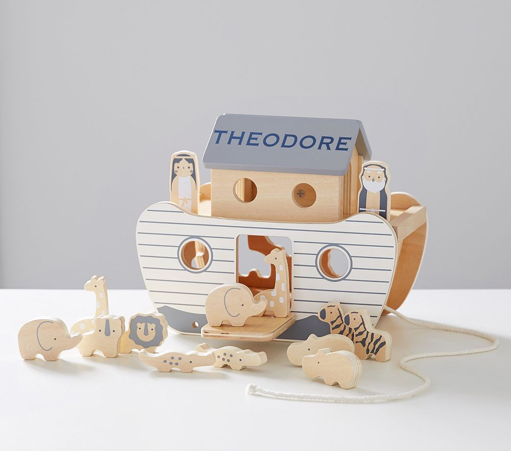 Noahs Ark Wooden Toy Set | Pottery Barn Kids