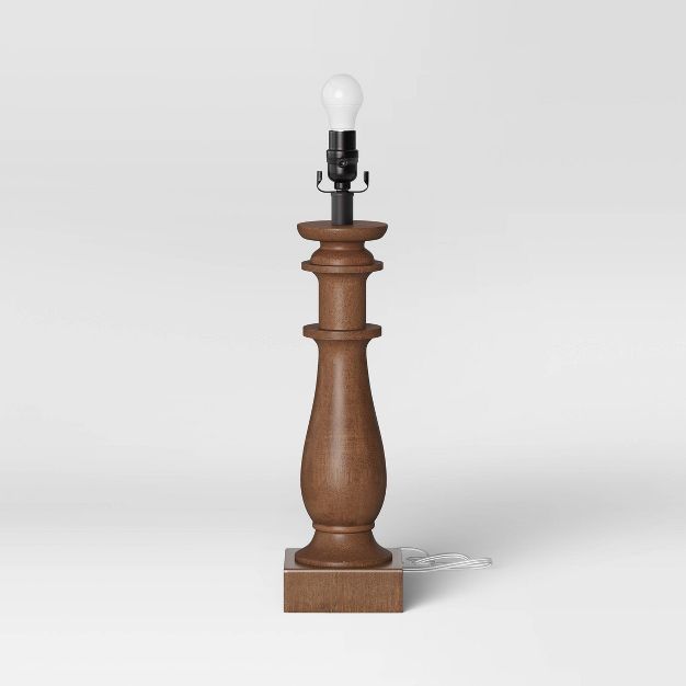 Large  LED Lamp Base Brown (Includes Energy Efficient Light Bulb) - Threshold™ | Target