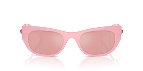 Swarovski SK6022 Sunglasses, Milky Pink/Pink Mirrored Pink, 51 mm | Amazon (US)
