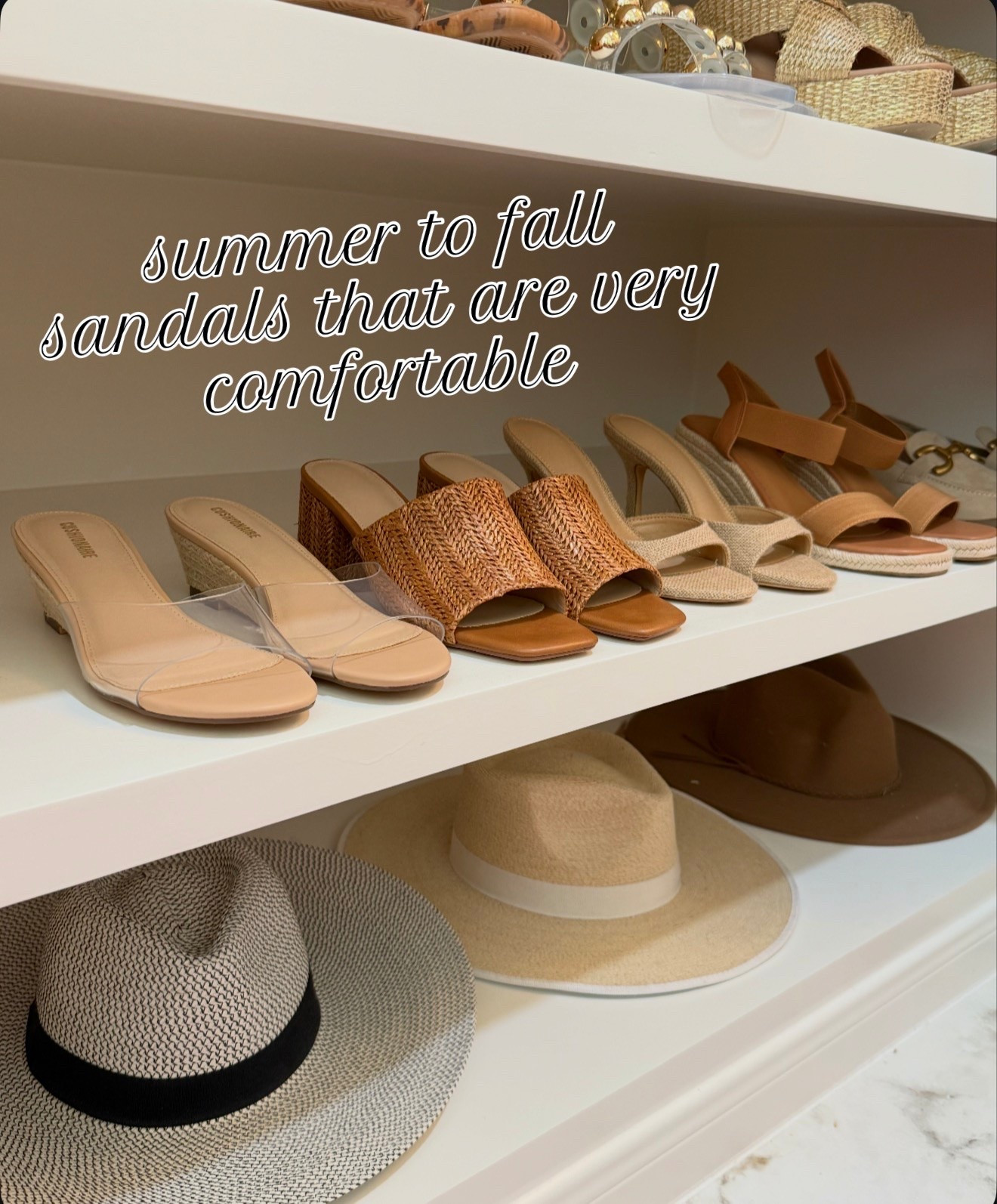 summer to fall transition sandals
