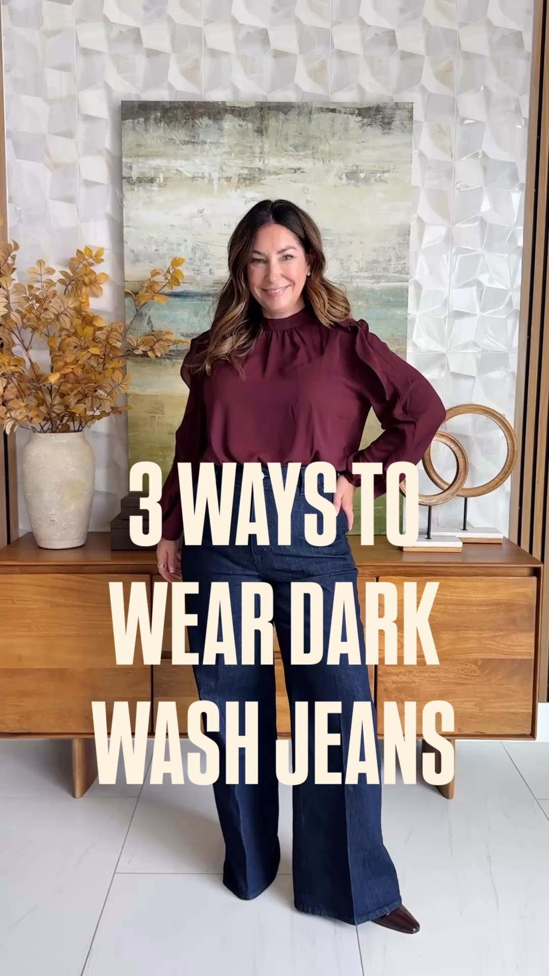 Y'all, dark wash jeans are the hardest working piece in my closet this fall 🍂 Here are 3 ways I'm styling them for wotk. Every single piece is 40% off at Ann Taylor, so now's the time 💛

Wearing large / 12 in all

#LTKmomlife #LTKWorkwear #LTKSaleAlert