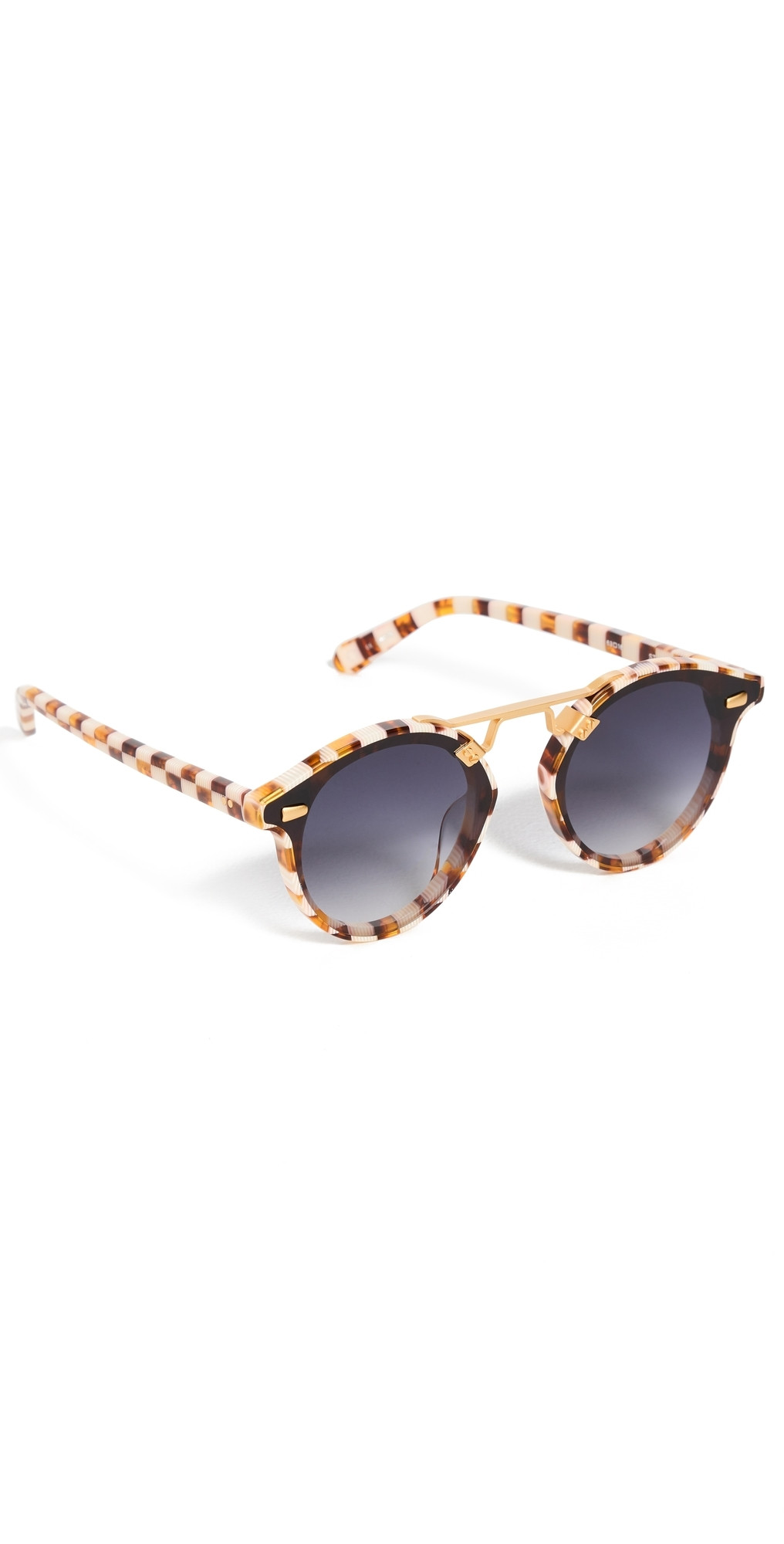 Krewe STL Nylon Sunglasses Caffe 24K One Size | Shopbop