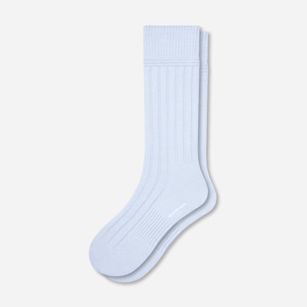 Women's Merino Cashmere Blend Rib Calf Socks | Bombas