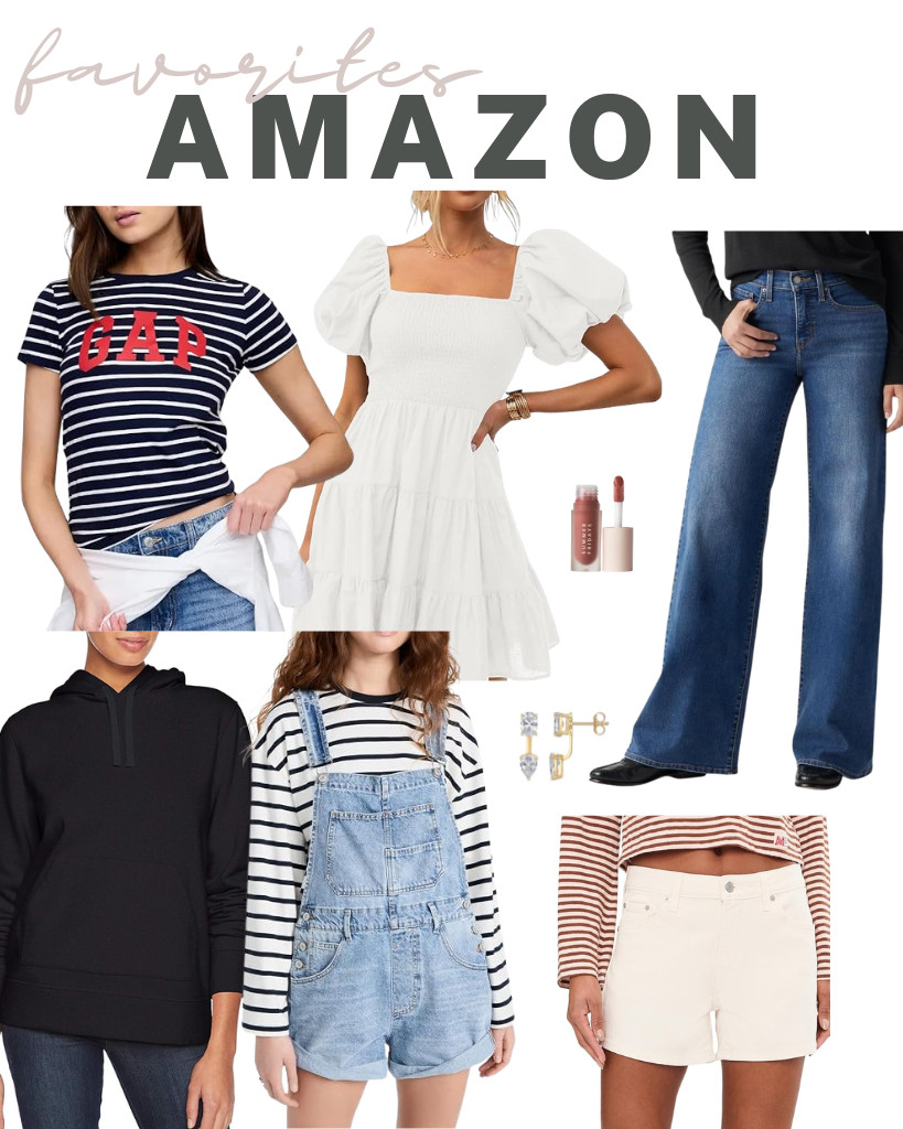 I am so excited about these cool girl casual Amazon finds! I am loving these trendy denim overalls and you can't go wrong with blingy earrings!

#LTKSeasonal #LTKSaleAlert #LTKTravel 

 