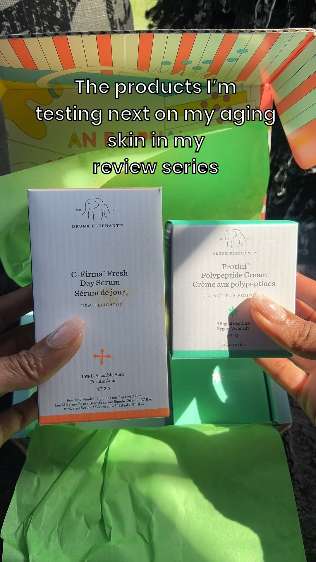 I’ve heard a lot of talk around the Drunk Elephant brand, so I had to include it in my product review series. Can’t wait to see the results. My quick advice, always watch for a sale on these.

#LTKselfcare #LTKOver40 #LTKBeauty