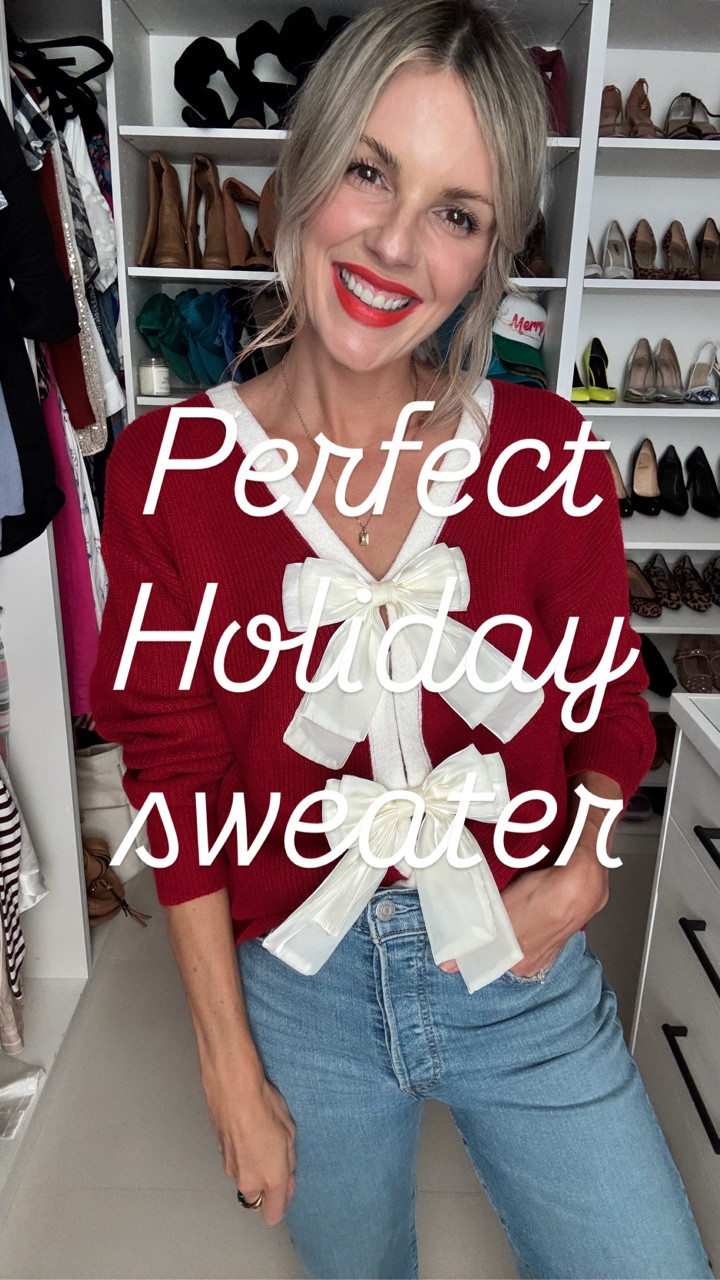 I posted a picture of me in the sweater on my Instagram and I think I got almost 1000 DMS asking for a link. OK, maybe not that many but seriously more than I think I’ve ever gotten about a sweater! Linking it for you guys as well as some other pieces that I got for the holidays from @cupshe. Take a look at my other post today because I mixed and matched a bunch of the holiday pieces for all the different events you have coming up. The good holiday stuff always sells out quickly, so make sure to grab it fast and don’t wait! 

You can  search the word Cupshe and all of my Cupshe posts will pop up that way. You’ll have a huge selection to choose from to pick just what’s right for you! Use code LoveAli15 will get you 15% off orders over 70USD+ 

#cupshe #cupshepartner

#LTKOver40 #LTKHoliday