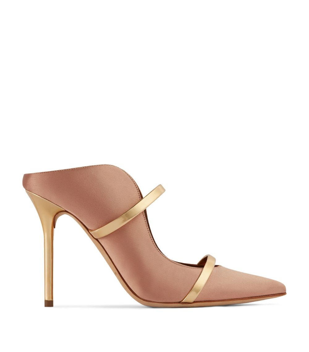Satin Maureen Mules 100 | Harrods
