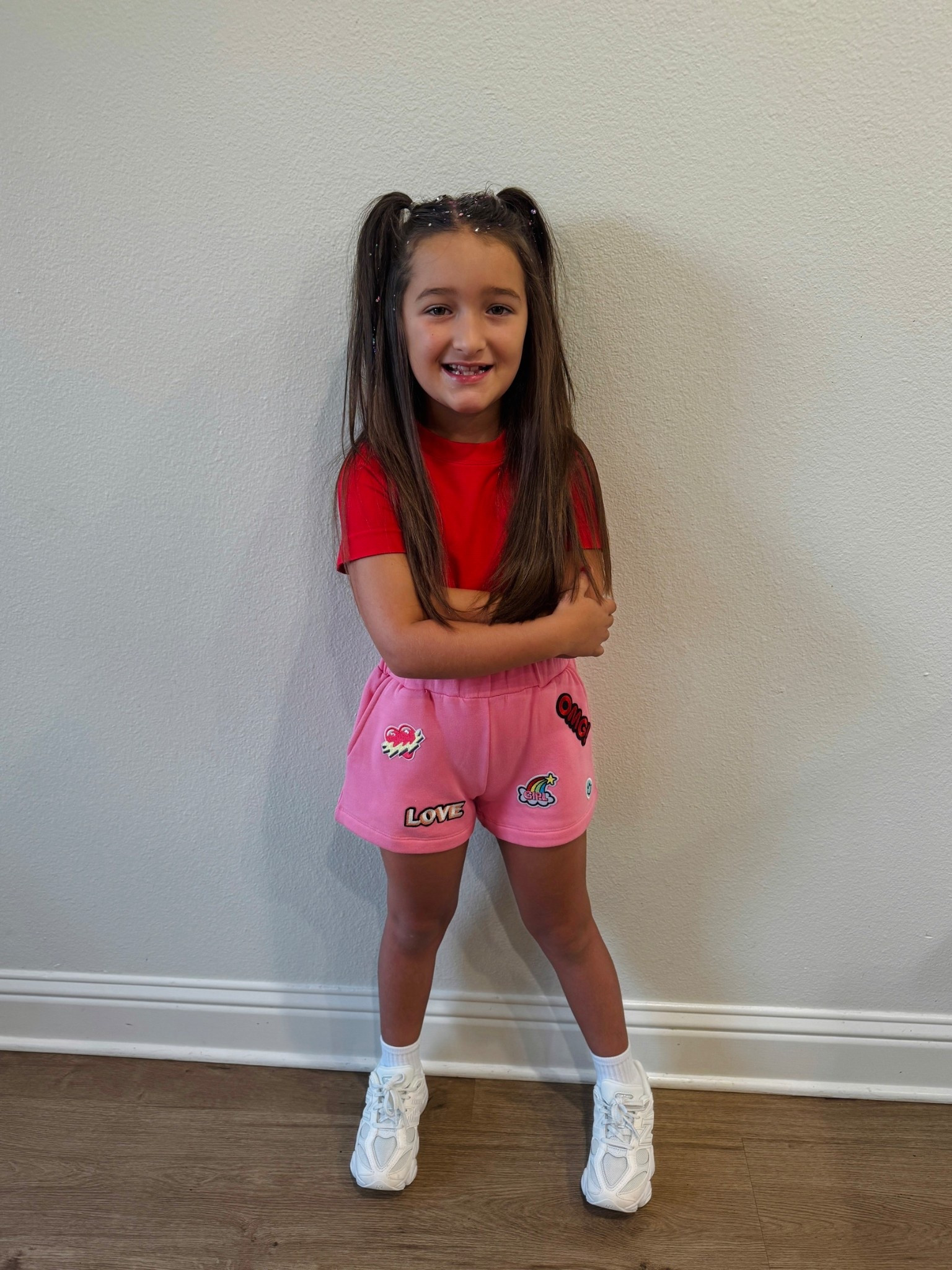 On Wednesdays…we wear pink. 🩷❤️🤍 2nd grade ootd, but make it comfy.✌🏽 

#LTKKids