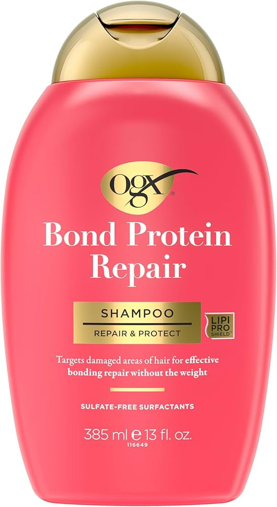 OGX Repair & Protect Bond Protein Repair Shampoo, Lightweight Hair Wash Cleanses & Targets Damage... | Amazon (US)