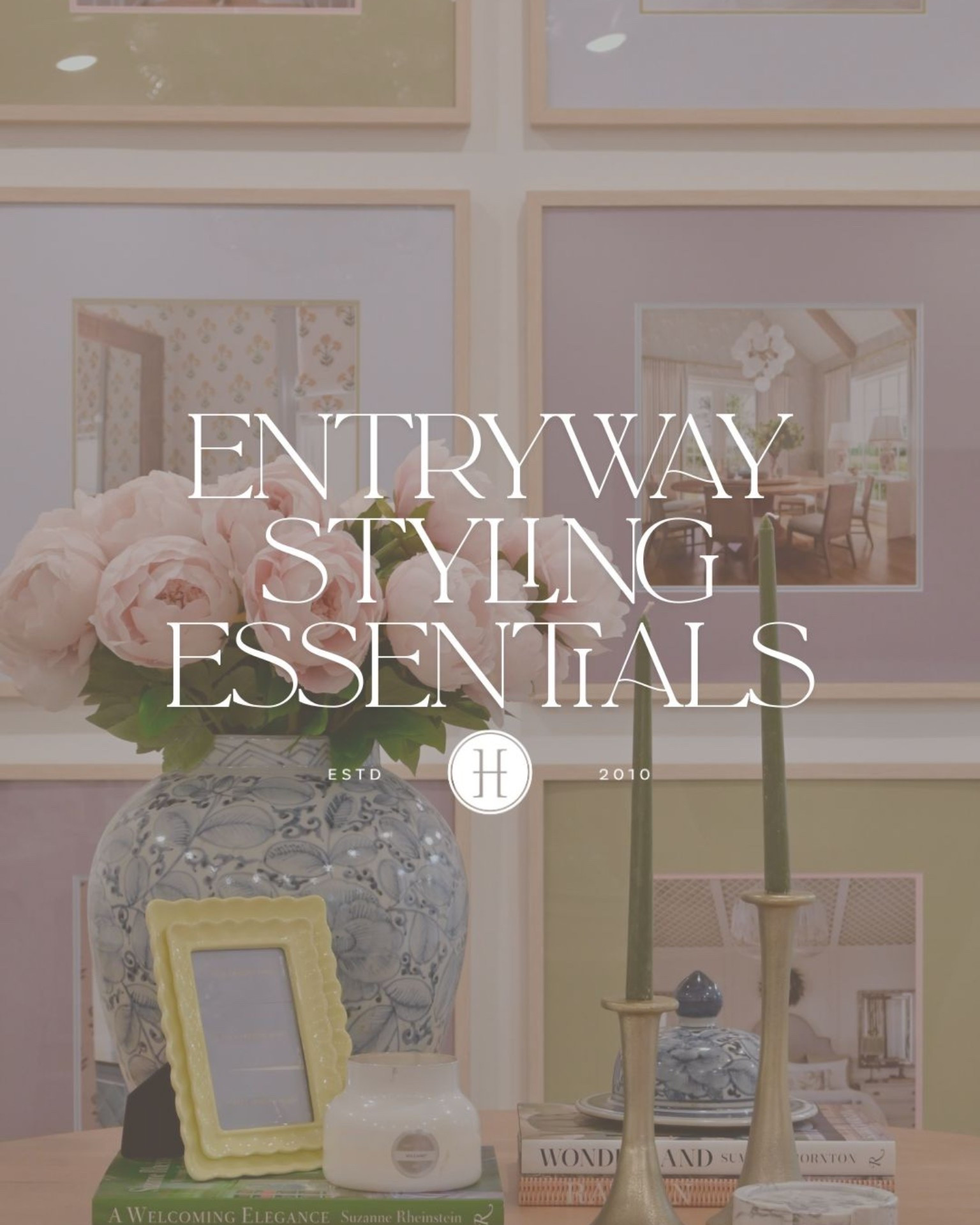 Style your entryway table like a pro! 