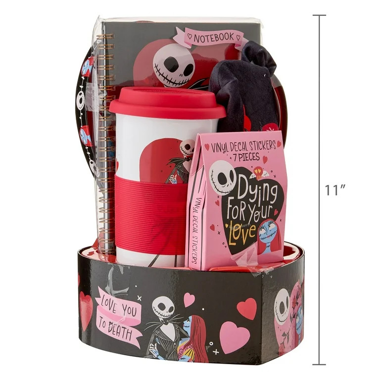 Nightmare before Christmas Heart Box Valentines Gift Set | Walmart (US)