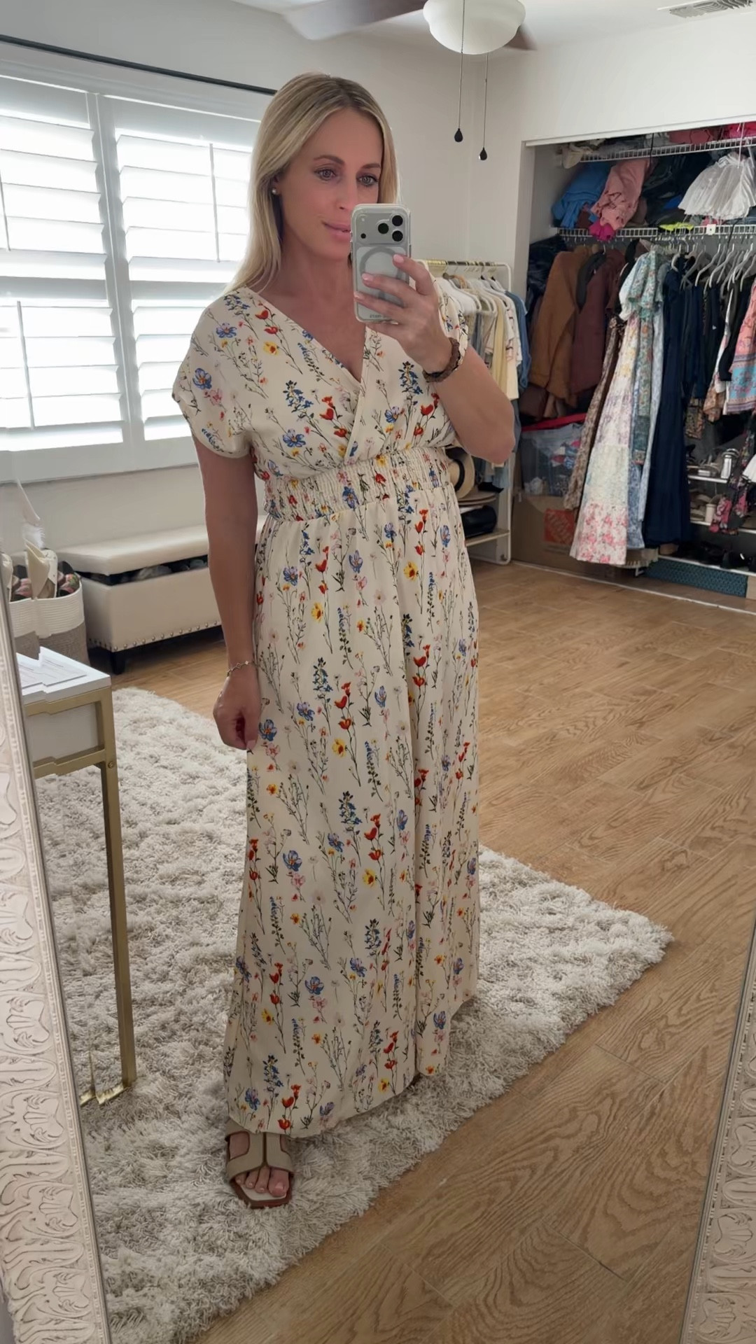 SHEIN floral maxi dress

#LTKSeasonal #LTKBump #LTKootd