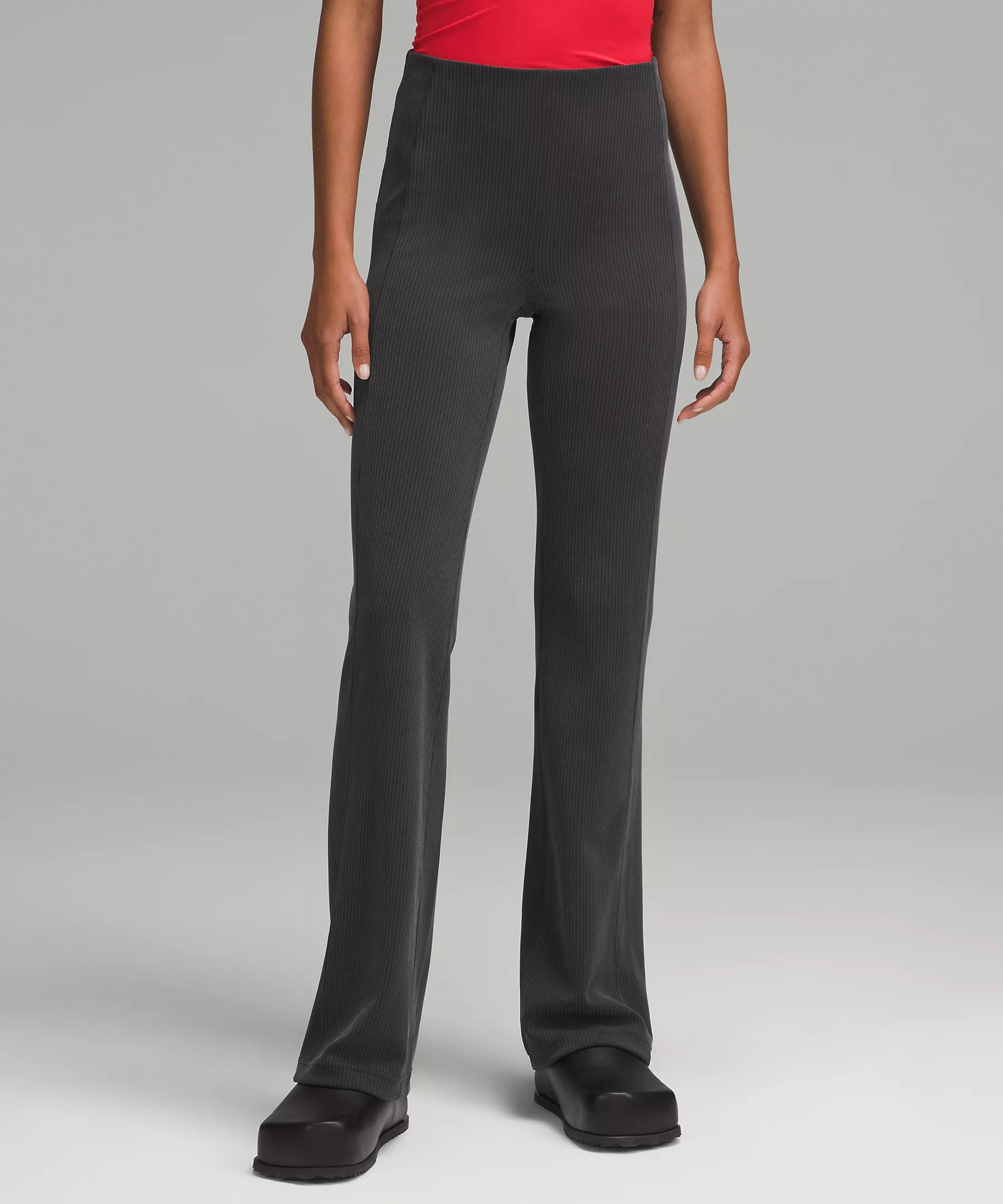Ribbed Softstreme Flared Pant *Regular | Women's Pants | lululemon | Lululemon (US)