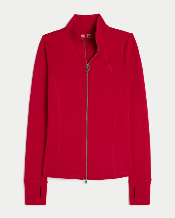 Women's Gilly Hicks Active Recharge Slim & Snatched Full-Zip | Women's Tops | HollisterCo.com | Hollister (US)