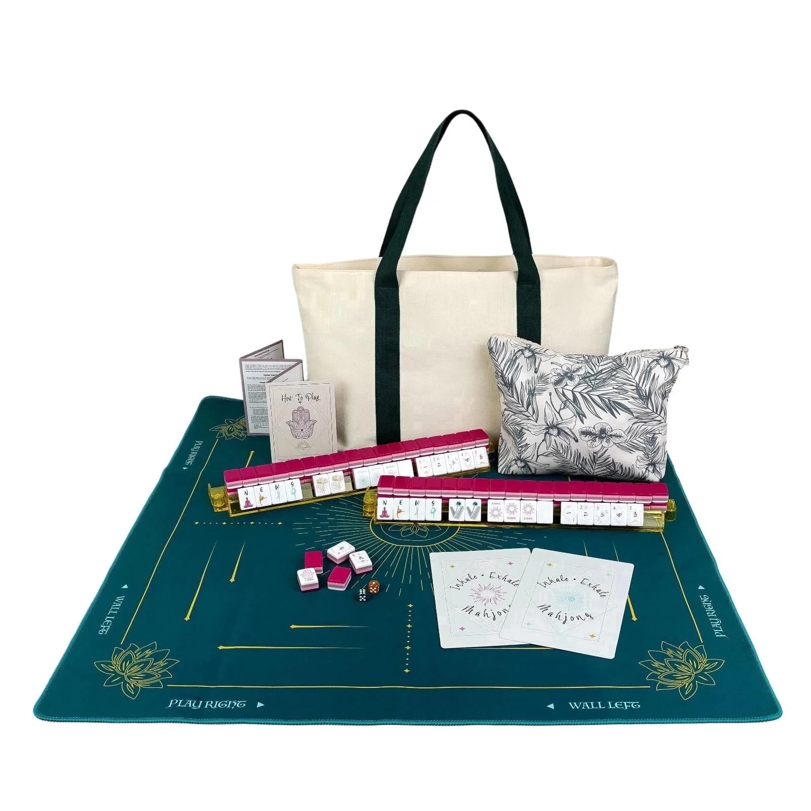Mahjong set Yoga Premium Tile Game by Mad About Mahj | Walmart (US)