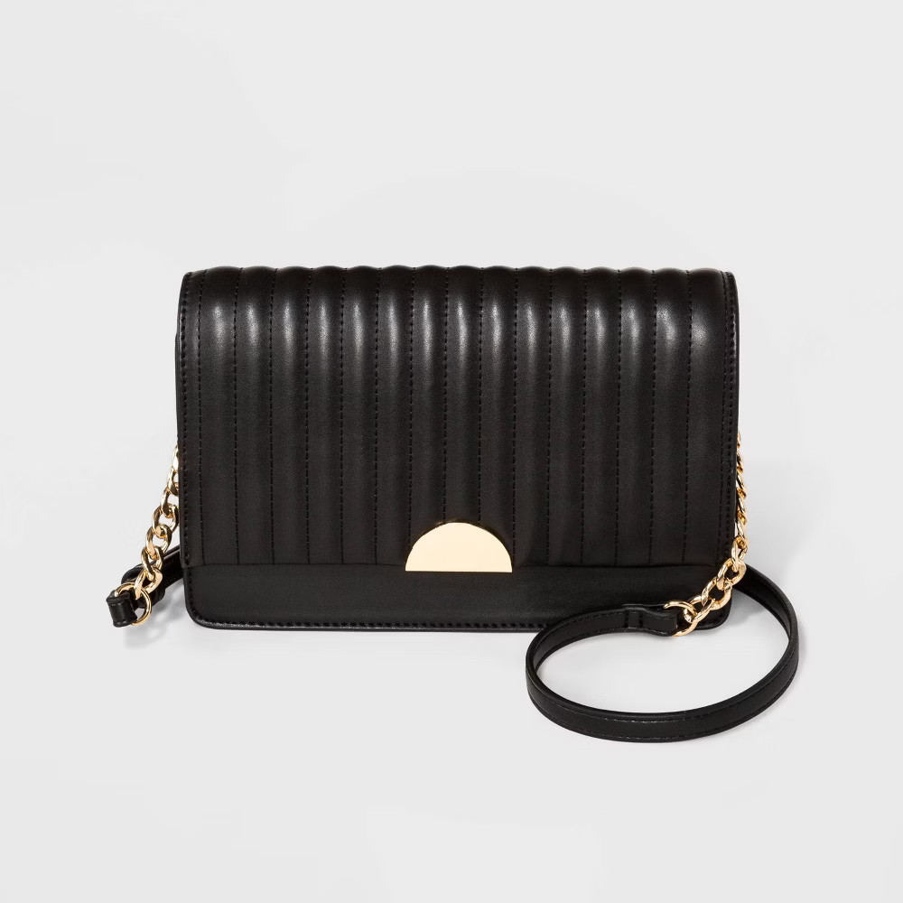Flap Crossbody Bag - A New Day Black | Target