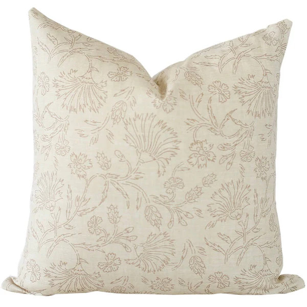 Blair Beige Pillow Cover | Laurel & Blush