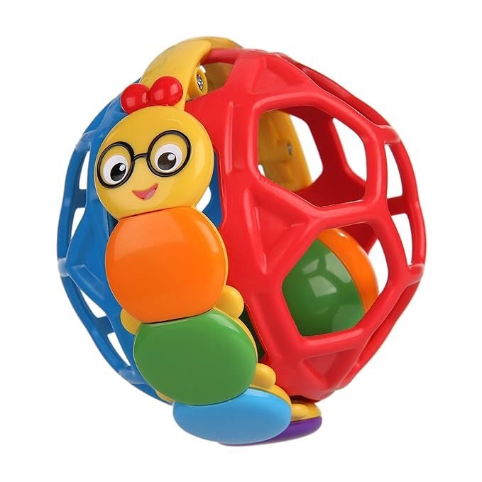 Baby Einstein Bendy Ball Rattle Toy, Ages 3 months + | Amazon (US)