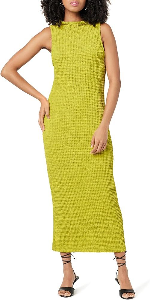 The Drop Women's Lena High Neck Textured Midi Dress | Amazon (US)