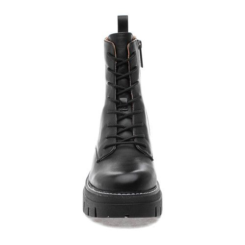 TOBY Black Leather | J/SLIDES Footwear