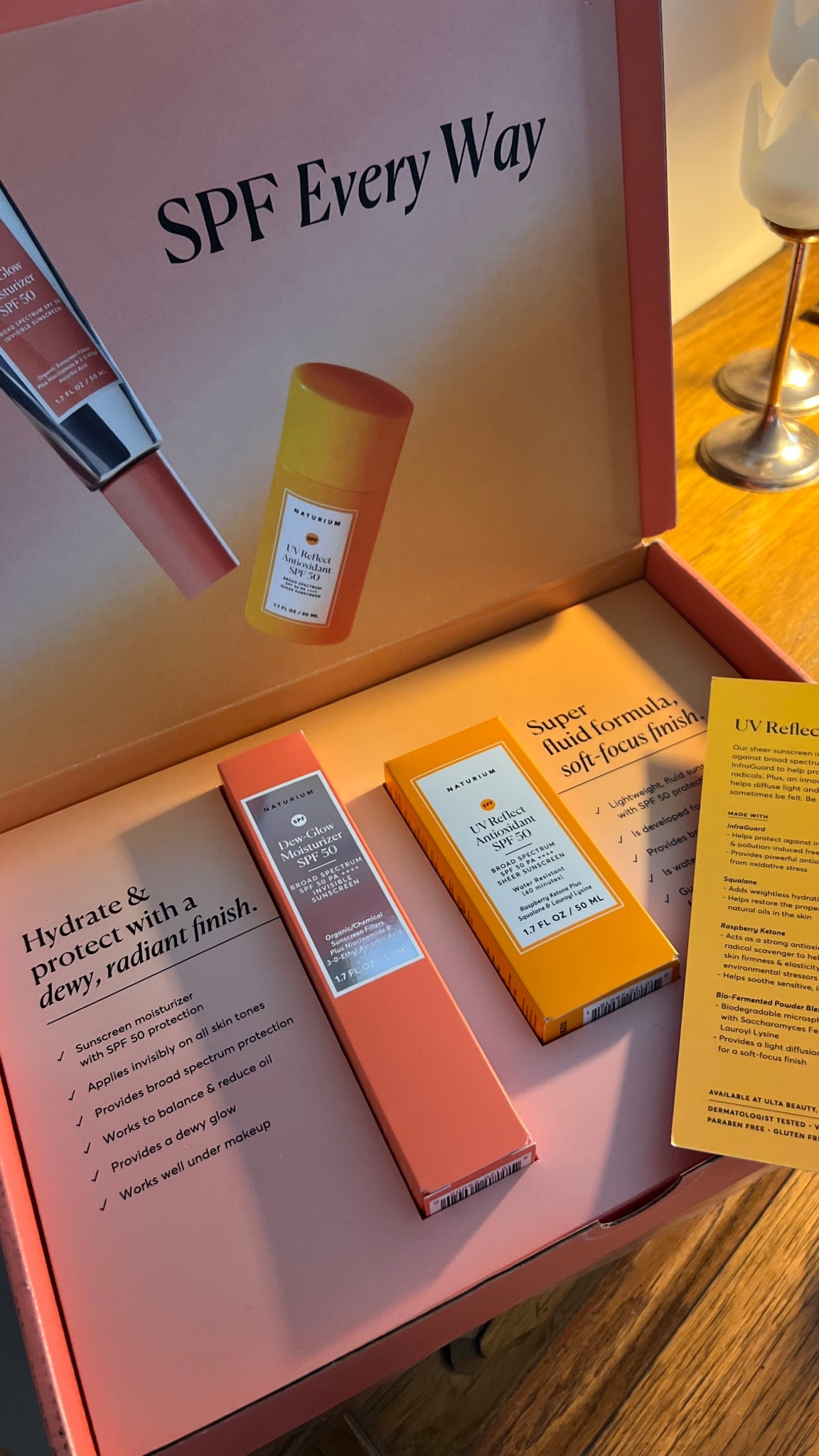 Naturium PR gift - sun protection, dew glow moisturizer, SPF 50, UV reflect antioxidant- skin protection, beauty, health

#LTKBeauty #LTKFindsUnder50 #LTKSeasonal