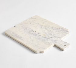 Marquee Marble Large Handle Cheeseboard | Pottery Barn (US)