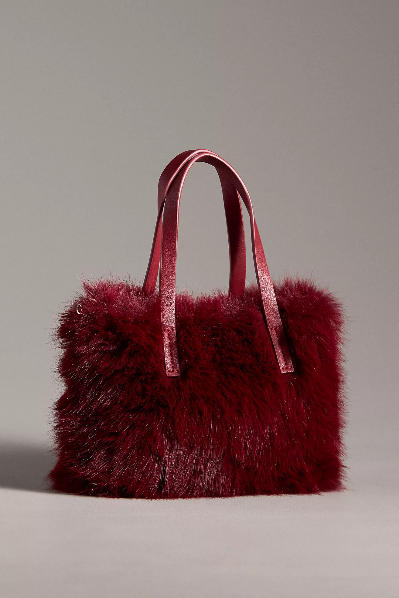 Mini Faux-Fur Tote Bag | Anthropologie (US)