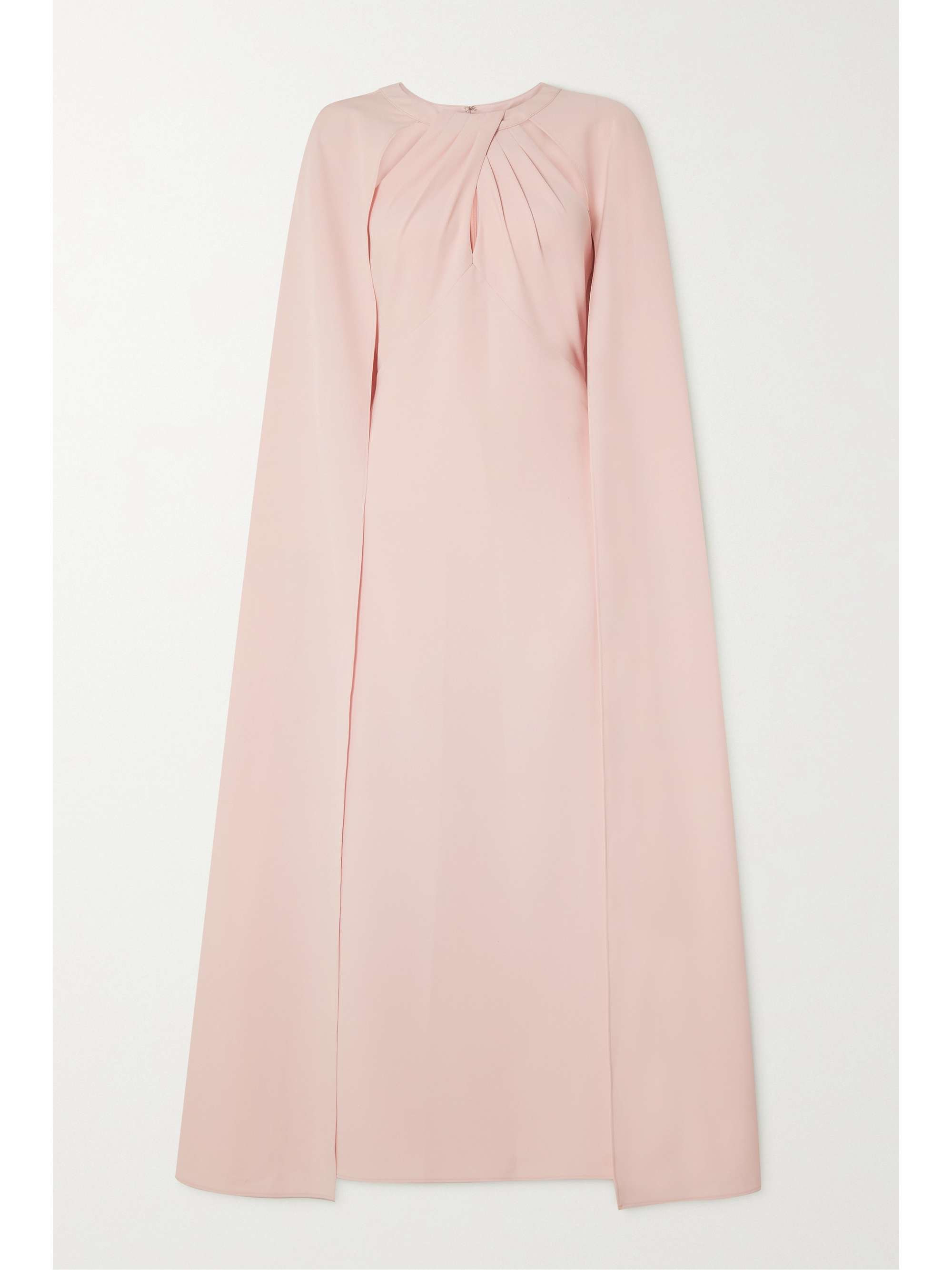 Cape-effect crepe midi dress | NET-A-PORTER (US)