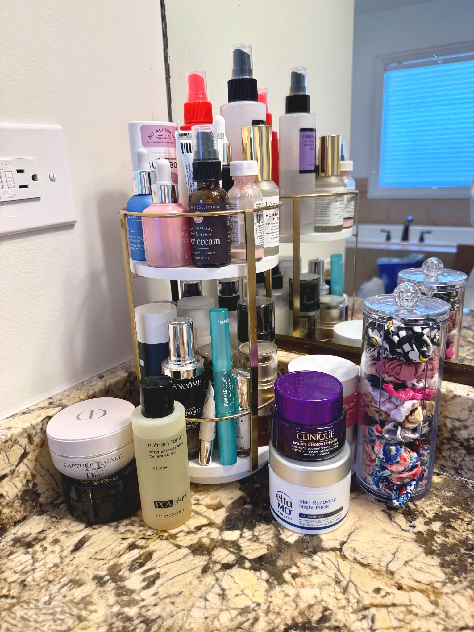 Forever trying to get all my products to fit on this turntable tray for *aesthetics*, but I just can’t help my love for skincare 🧴🧖‍♀️

#LTKBeauty #LTKFindsUnder50 #LTKHome