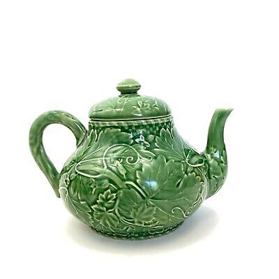 Bordallo Pinheiro Green Vintage Cabbage Tea Pot In excellent condition Portugal | eBay US