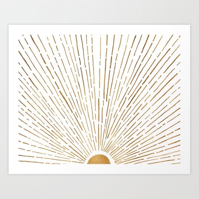 Let The Sunshine In Art Print | Society6