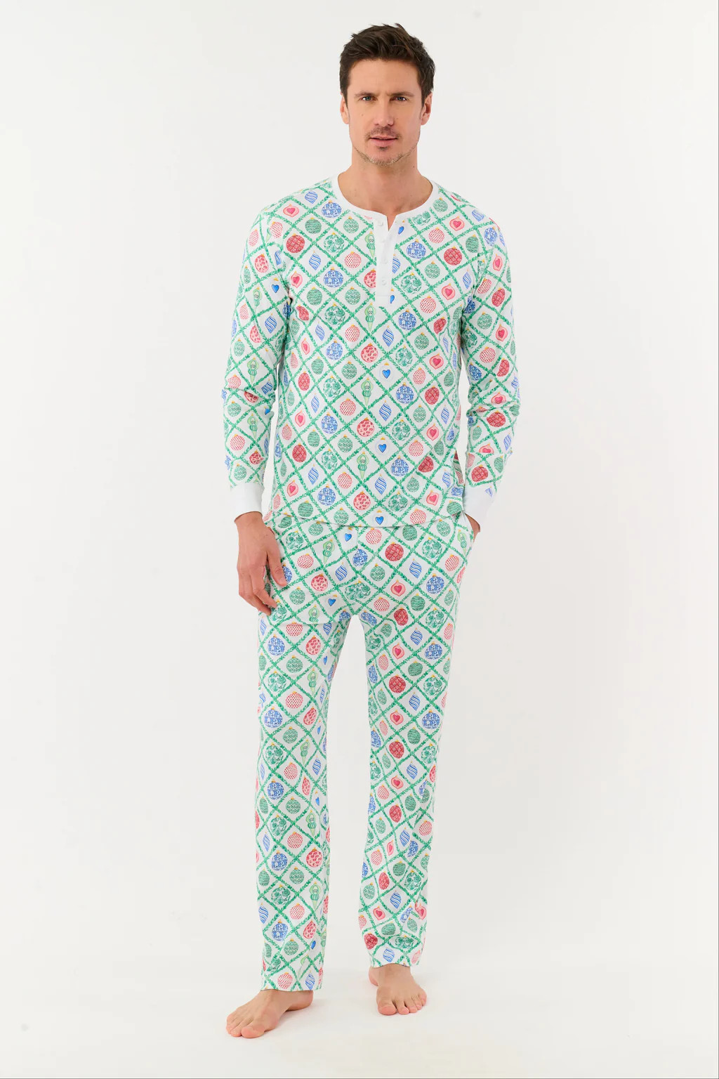 Mens Ornament Trellis Spencer Pajamas | Roller Rabbit