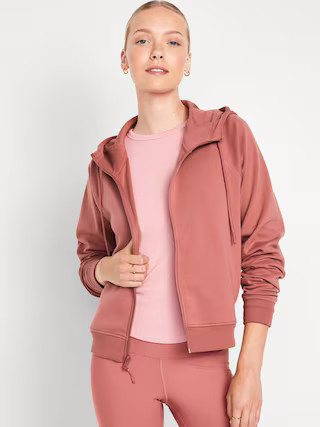 Dynamic Fleece Zip Hoodie for Women | Old Navy (US)