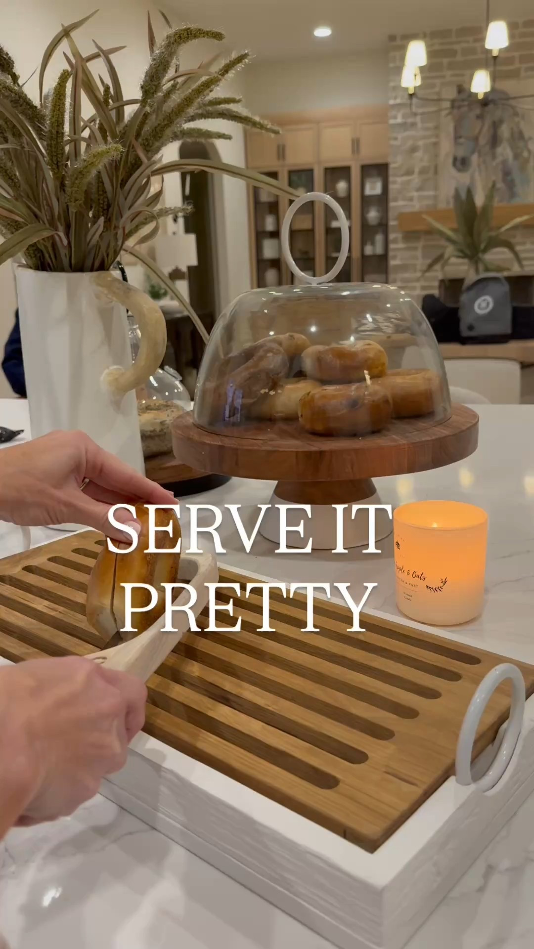 Anytime you walk into a kitchen styled with Etu Home, it feels straight out of a magazine. Their serveware doubles as décor—practical, beautiful, and the perfect way to elevate your everyday kitchen.

Use code 20jenny for 20% off or 
I have some budget friendly styles too. The Crumb board sold out from EtuHome. 

#LTKHome #LTKOver40 #LTKSeasonal