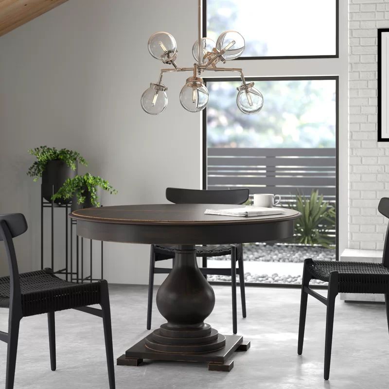 Chanhassen Extendable Pedestal Dining Table | Wayfair North America