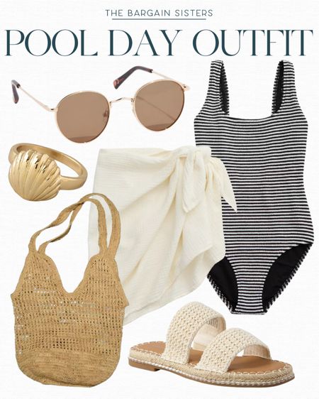Pool Day Outfit

| Beach Outfit | Aerie Swim | Swim Outfit | One Piece Swim | Swim Sarong | Beach Bag | Sunglasses 

#LTKstyletip #LTKSeasonal #LTKswim