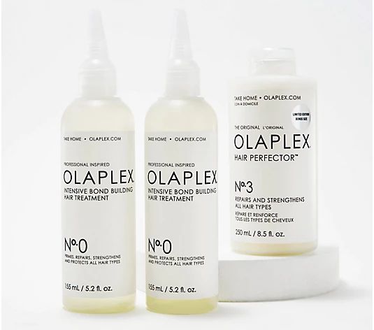 Olaplex Super-Size No.3 Hair Perfector & 2pc No.0 Bond Set - QVC.com | QVC