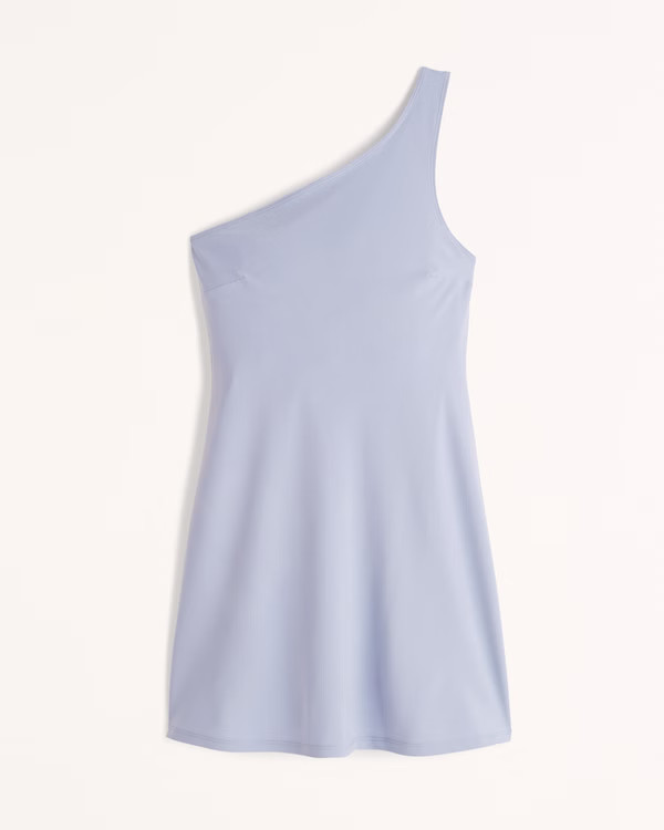 Women's One-Shoulder Traveler Mini Dress | Women's Dresses & Jumpsuits | Abercrombie.com | Abercrombie & Fitch (US)