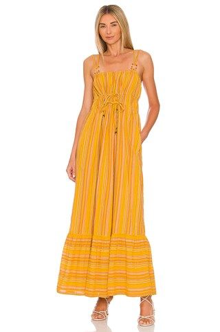 House of Harlow 1960 x REVOLVE Kihei Maxi Dress in Yellow Stripe Multi from Revolve.com | Revolve Clothing (Global)