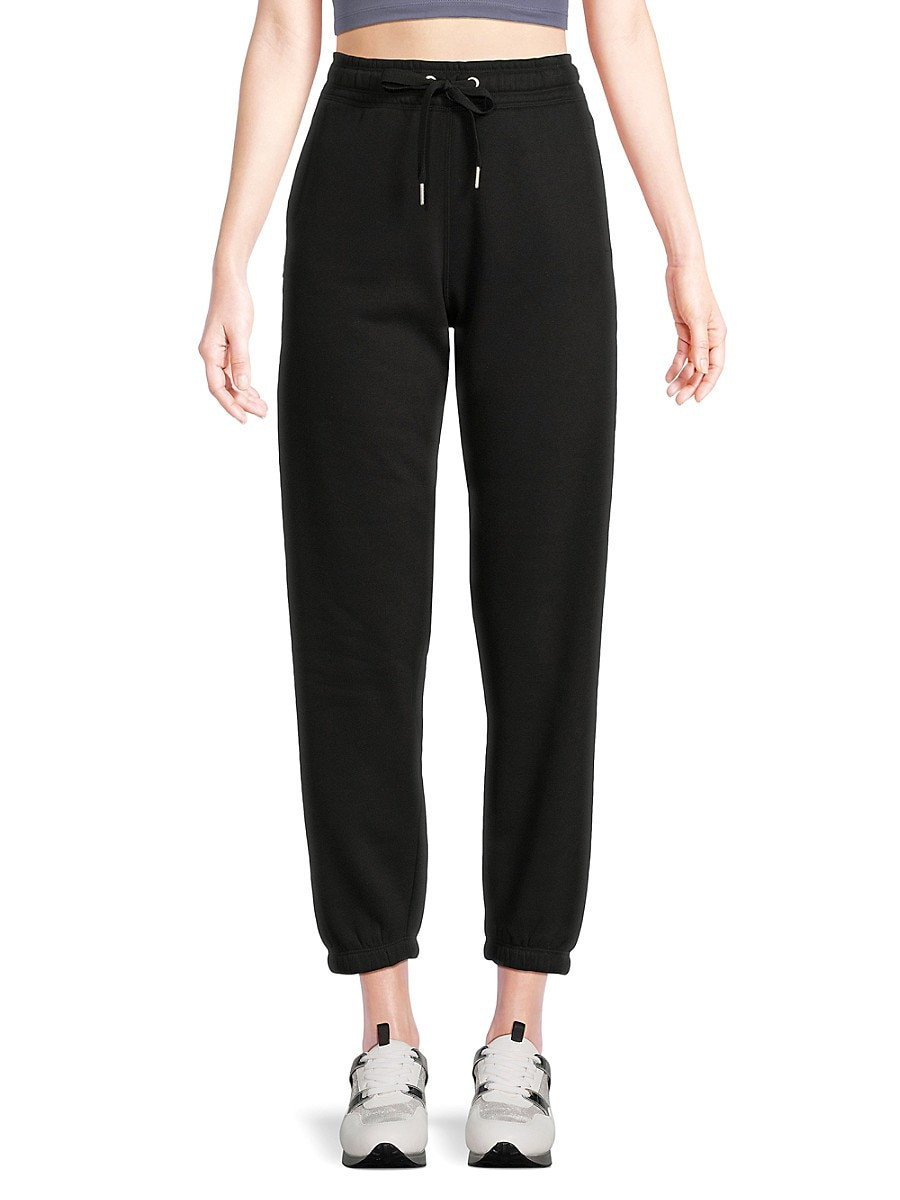 Calvin Klein Performance Women's Relaxed Drawstring Joggers - Black - Size XL | Saks Fifth Avenue OFF 5TH