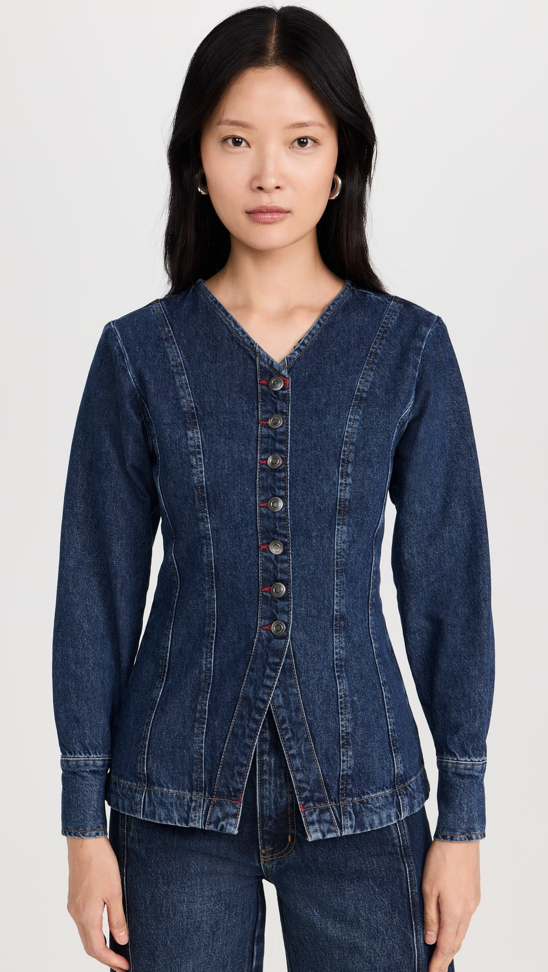 Audrey Denim Top | Shopbop