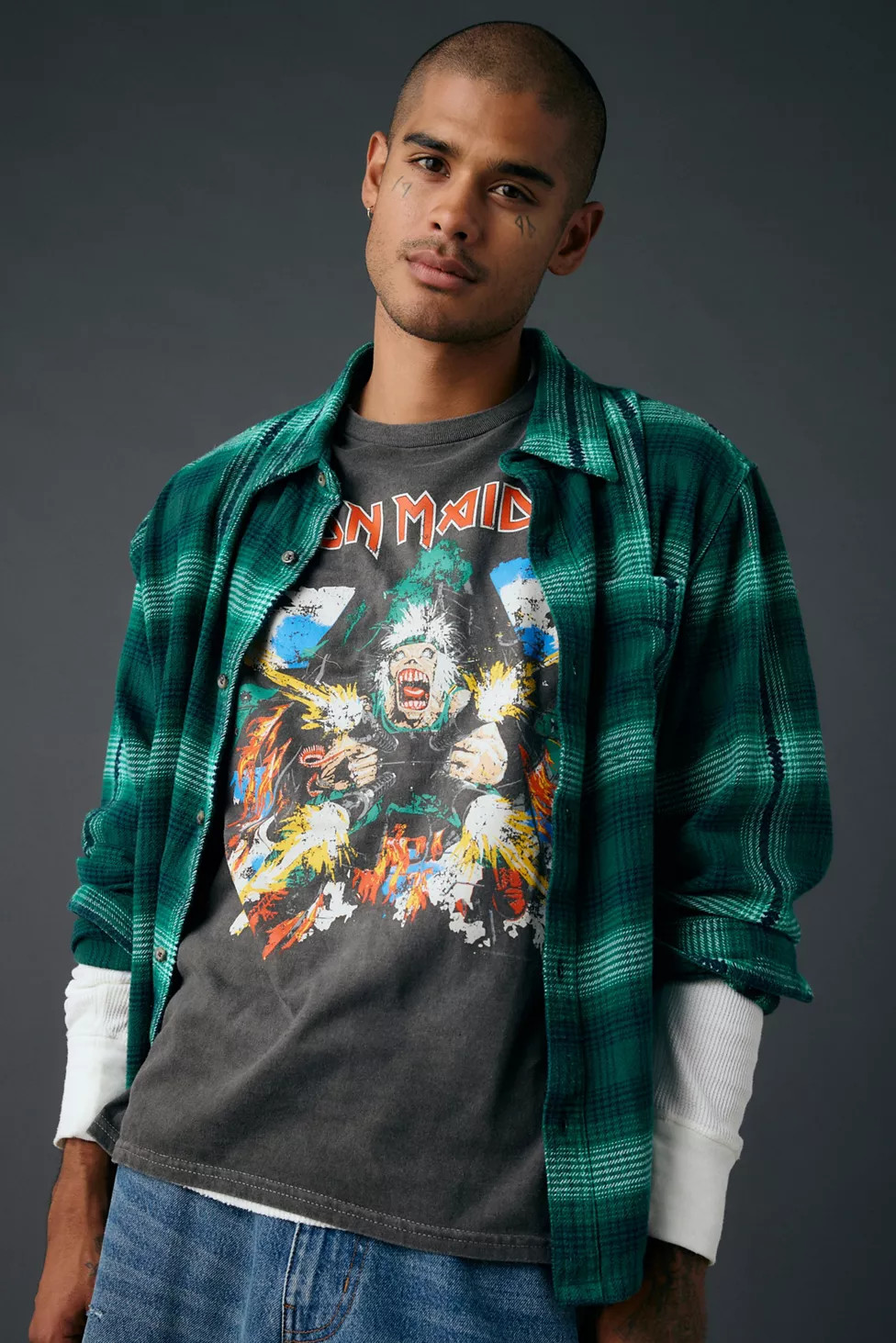 Iron Maiden Tailgunner Tour Graphic Tee | Urban Outfitters (US and RoW)