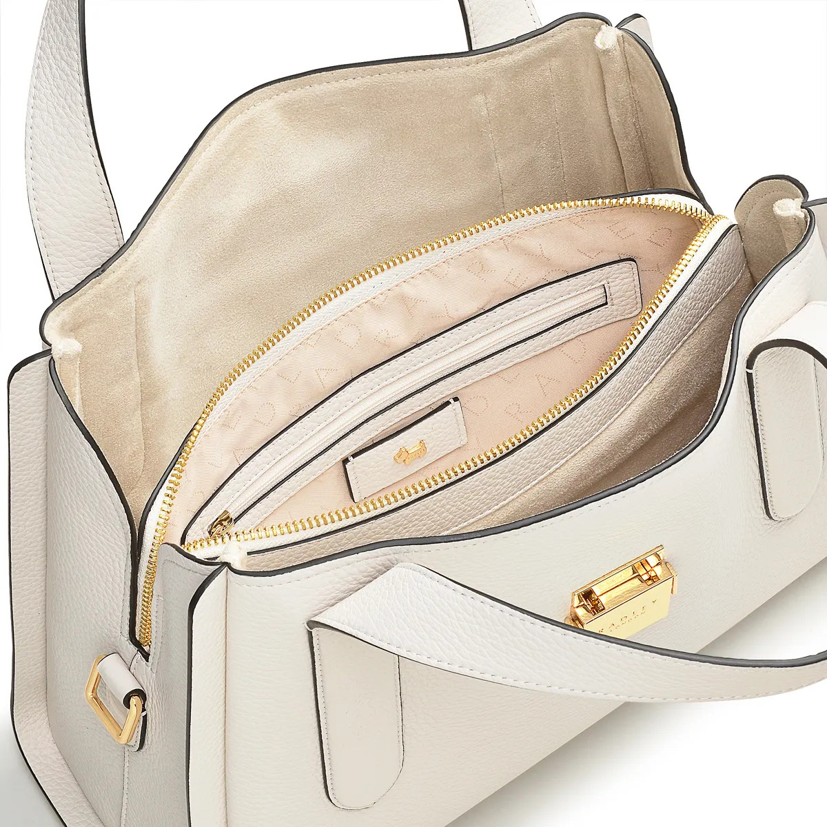 White Medium Zip Grab | Sloane Street AW24 | Radley London | Radley London US
