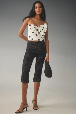 Maeve Structured Bombshell Capri Pants | Anthropologie (US)