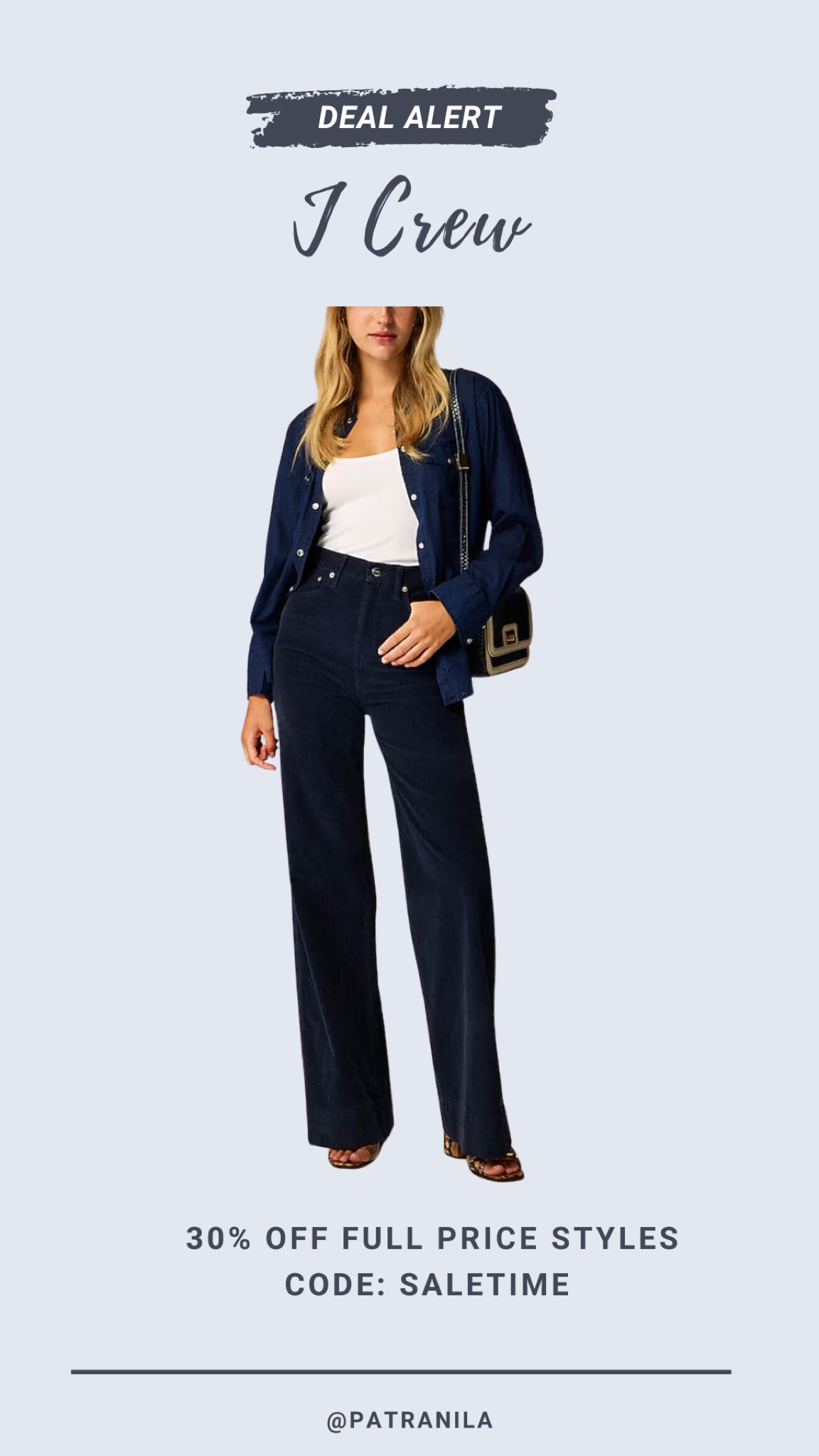 Sale ALERT! Get 30% off full price styles at J Crew. Use code SALETIME 

#LTKSeasonal #LTKMidsize #LTKSaleAlert