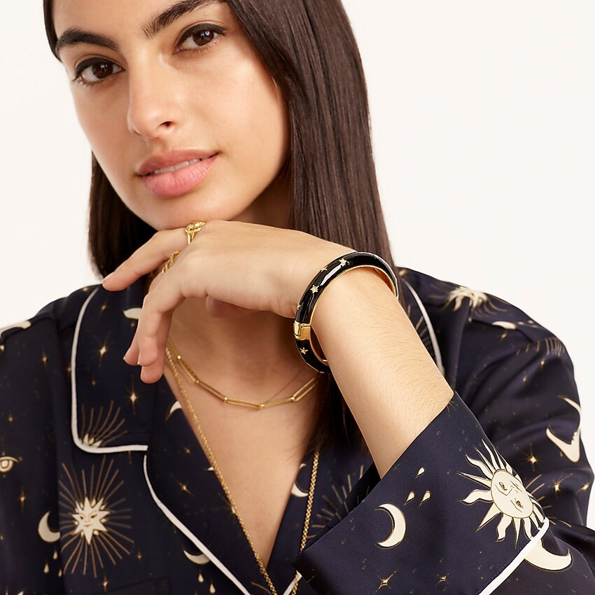 Enamel bracelet with inlay stars | J. Crew US